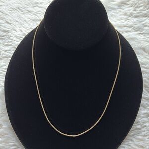 18K Solid Yellow Gold Popcorn Chain